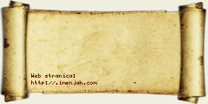 Hana Ristanović vizit kartica